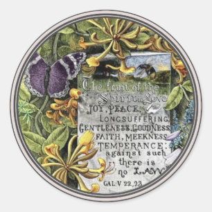 The Fruit Of The Spirit Classic Round Sticker
