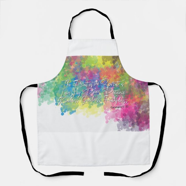The Fruit of the Spirit - Galatians 5 Apron (Front)