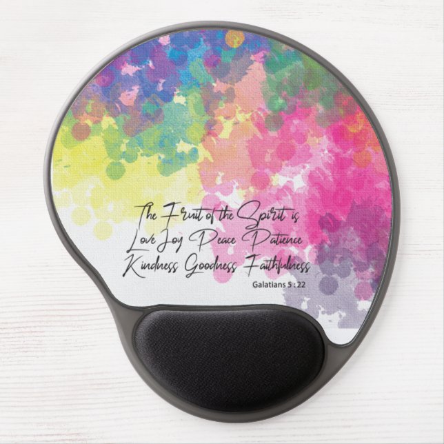 The Fruit of the Spirit - Galatians 5 Gel Mouse Pad (Front)