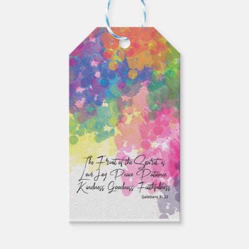 The Fruit of the Spirit _ Galatians 5 Gift Tags