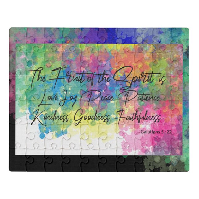 The Fruit of the Spirit - Galatians 5 Jigsaw Puzzle (Puzzle Horizontal)