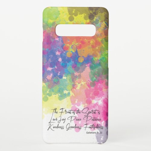 The Fruit of the Spirit _ Galatians 5 Samsung Gala Samsung Galaxy S10 Case