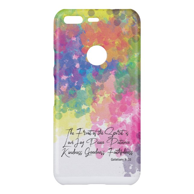 The Fruit of the Spirit - Galatians 5 Uncommon Google Pixel Case (Back)
