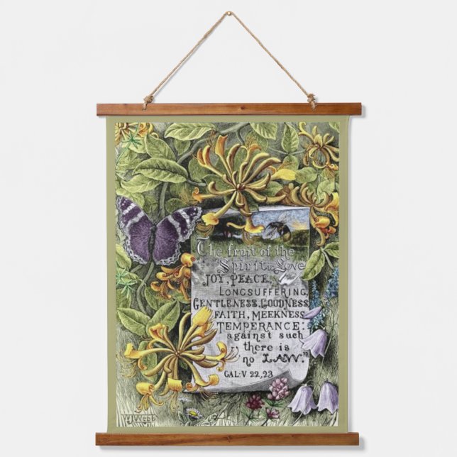 The Fruit Of The Spirit  Hanging Tapestry (Front)