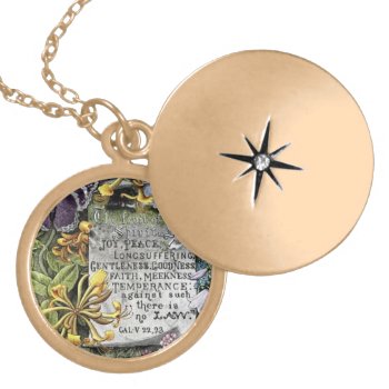 The Fruit Of The Spirit Locket Necklace by justcrosses at Zazzle