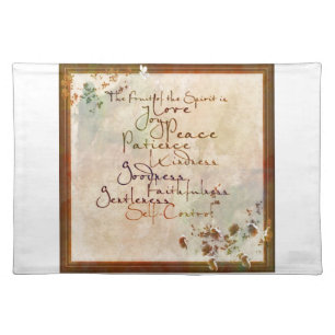 The Fruit of the Spirit Placemat