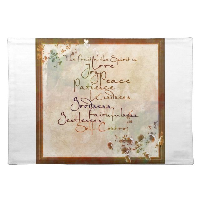 The Fruit of the Spirit Placemat (Front)