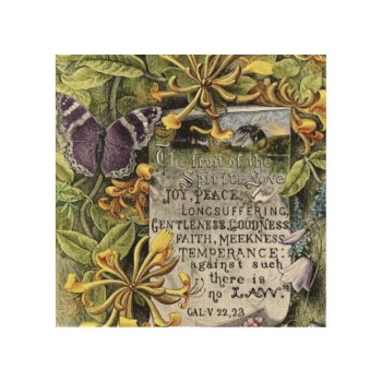 The Fruit Of The Spirit Wood Wall Decor by justcrosses at Zazzle