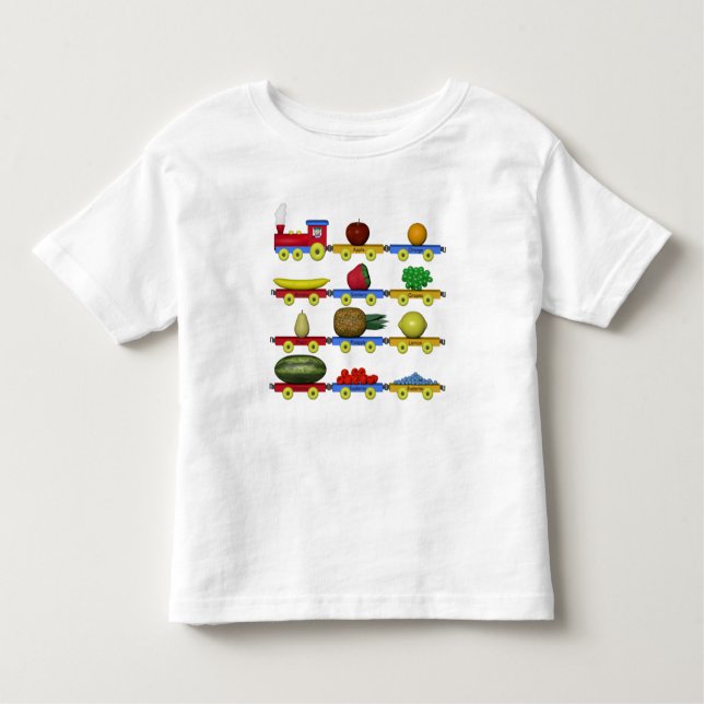 The Fruit Train Toddler T-shirt (Front)