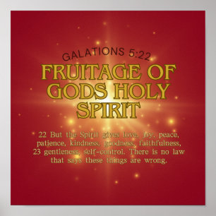 THE FRUITAGE OG GODS Holy Spirit Poster