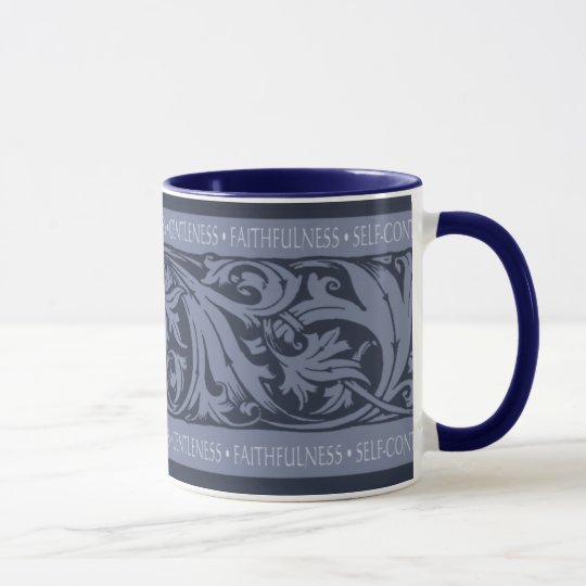 the Fruits of the Spirit Blue Mug Zazzle