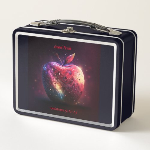 The Fruits of the Spirit lunch box black