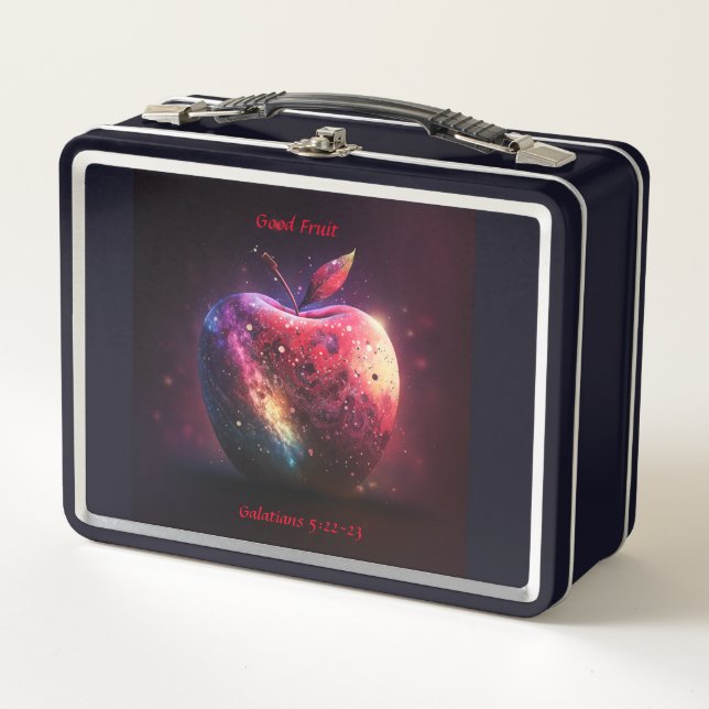 The Fruits of the Spirit lunch box black (Front)