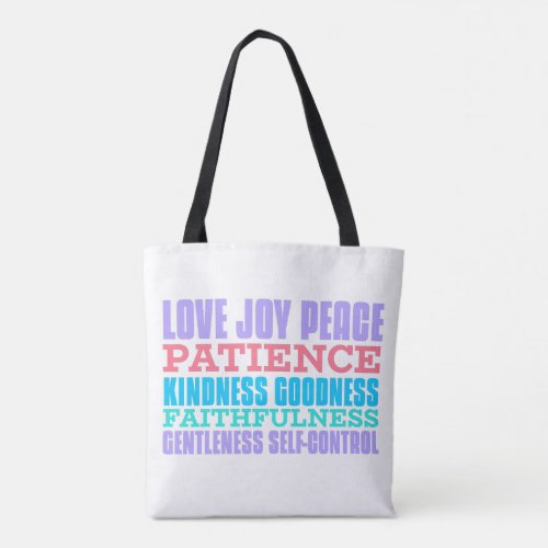 The Fruits Of The Spirit Tote Bag