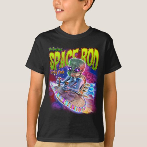 The Fuglies Space Rod Grey Fink T_Shirt