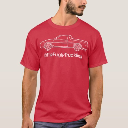 The Fugly Truckling White T_Shirt