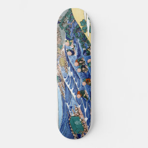 The Fuji from Kanaya on the Tokaido Hokusai ukiyo Skateboard