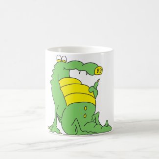 The Full Crocodile T-Shirt Coffee Mug