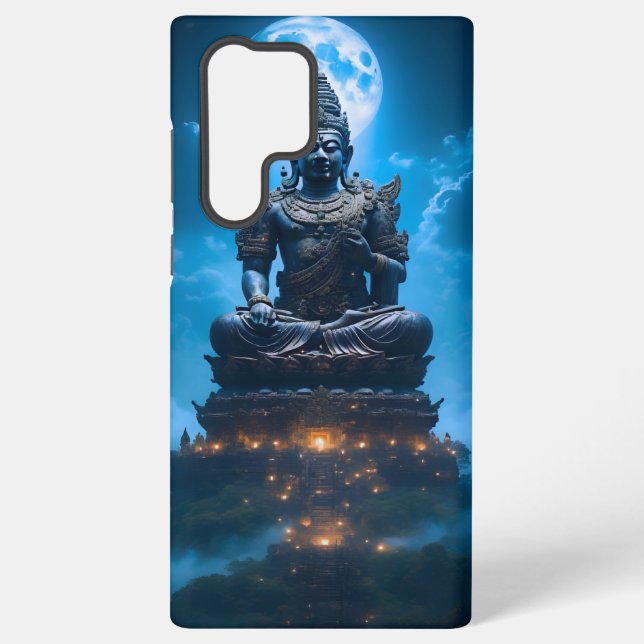The Full Moon Light of the Buddha Samsung Galaxy Case (Back)