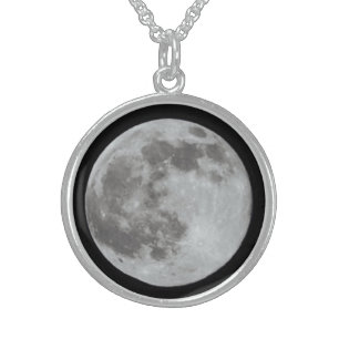 The Full Moon Sterling Silver Necklace