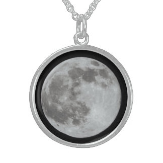 The Full Moon Sterling Silver Necklace