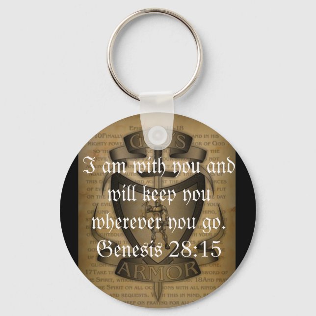 The Full Protection of God Keychain (Front)