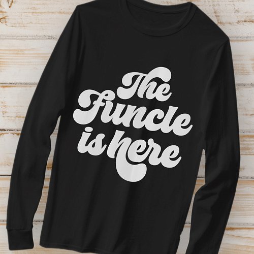 The Funcle Simple Fun Vintage Retro Typography T_Shirt