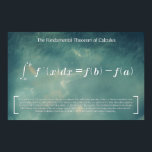 The Fundamental Theorem of Calculus - Math Poster<br><div class="desc">The Fundamental Theorem of Calculus</div>