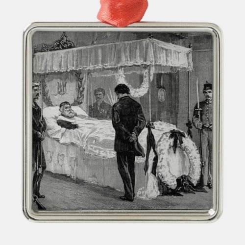 The Funeral of Garibaldi at Caprera Metal Ornament