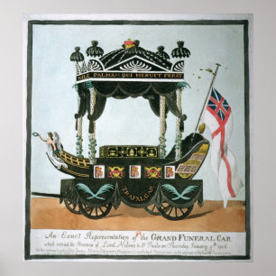 The Funeral of Lord Nelson  on 9th January 1806 Poster