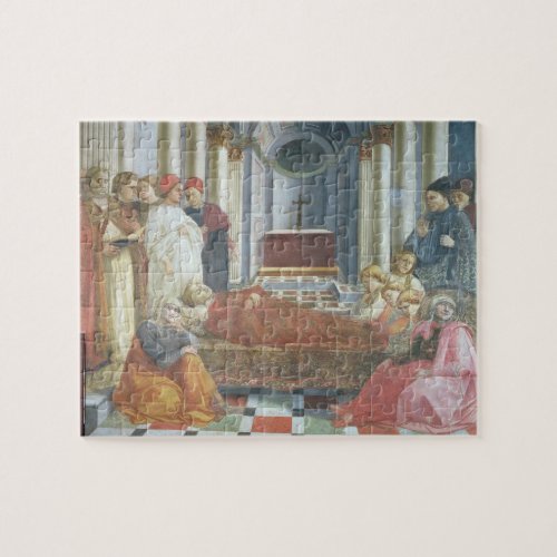 The Funeral of St Stephen detail from the cycle Jigsaw Puzzle