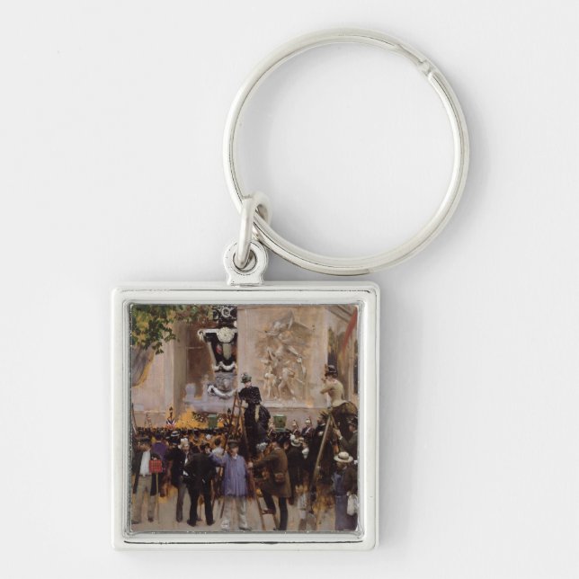 The Funeral of Victor Hugo Keychain (Front)