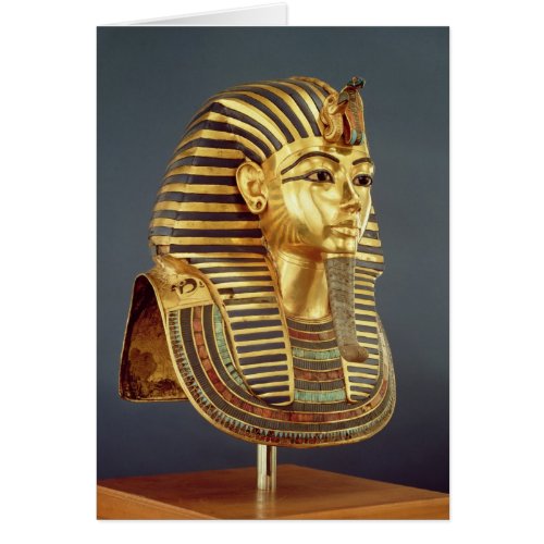 The funerary mask of Tutankhamun