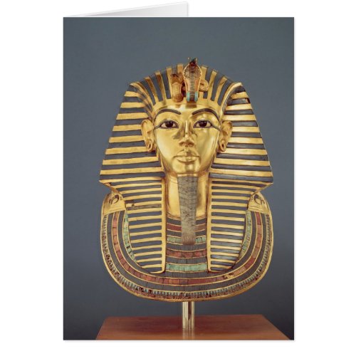 The funerary mask of Tutankhamun