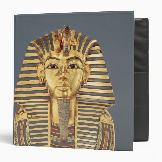 The funerary mask of Tutankhamun 3 Ring Binder (Front/Inside)