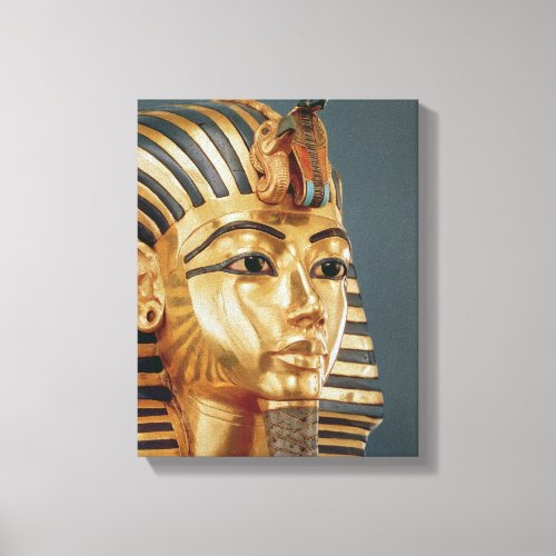 The funerary mask of Tutankhamun Canvas Print