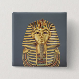 The funerary mask of Tutankhamun Pinback Button