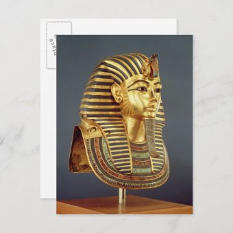 The Funerary Mask Of Tutankhamun Postcard | Zazzle