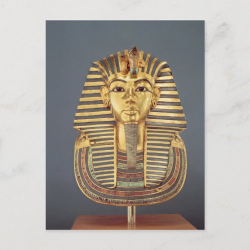 The funerary mask of Tutankhamun Postcard