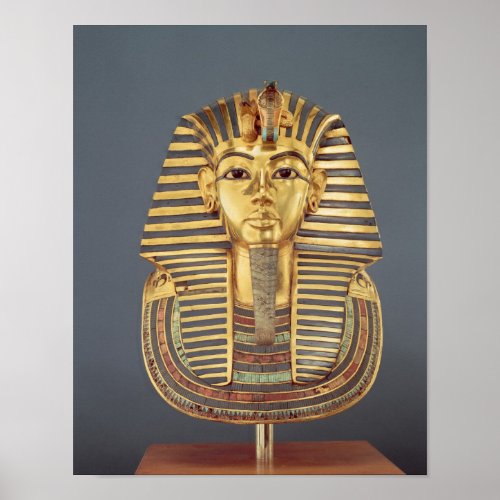 The funerary mask of Tutankhamun Poster