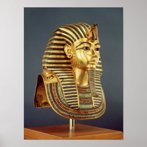 The funerary mask of Tutankhamun Poster