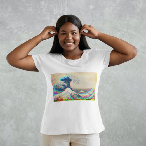 The funky Great Wave off Kanagawa T_Shirt