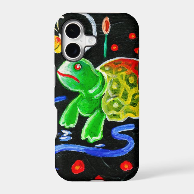 The Funky Turtle Iphone Case (Back)