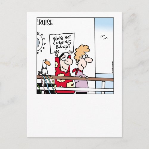 The Funny Side of Cruising_a_by Graham Harrop Postcard