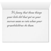 The funny thing about being a grandparent cards (Inside Horizontal (Bottom))