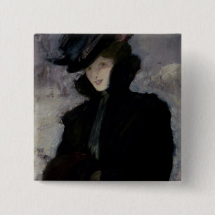 The Fur Coat Pinback Button