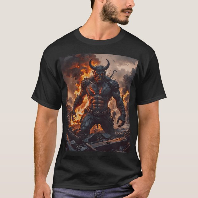 The Fury of the Hellfire Titan T-Shirt (Front)