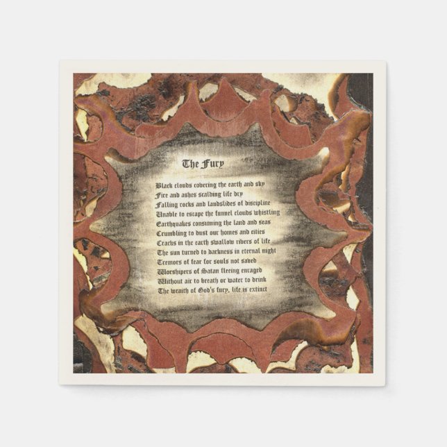 The Fury Paper Napkins (Front)