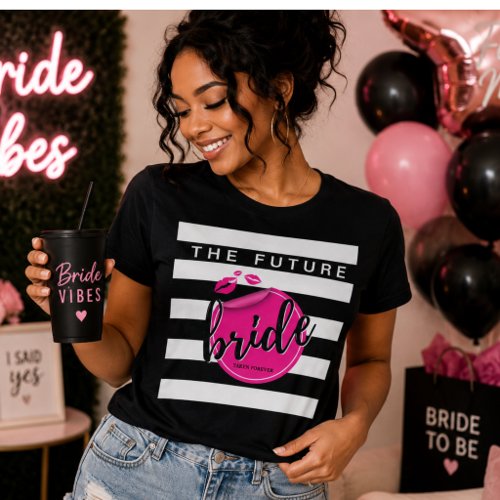 The Future Bride Glam Bachelorette  Tri-Blend Shirt