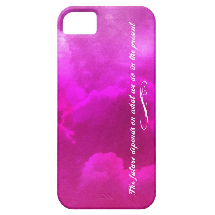 The future depends on what we do in the present iPhone 5 cover